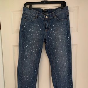 White HouseBlack Market Noir ✨ Cropped Jeans